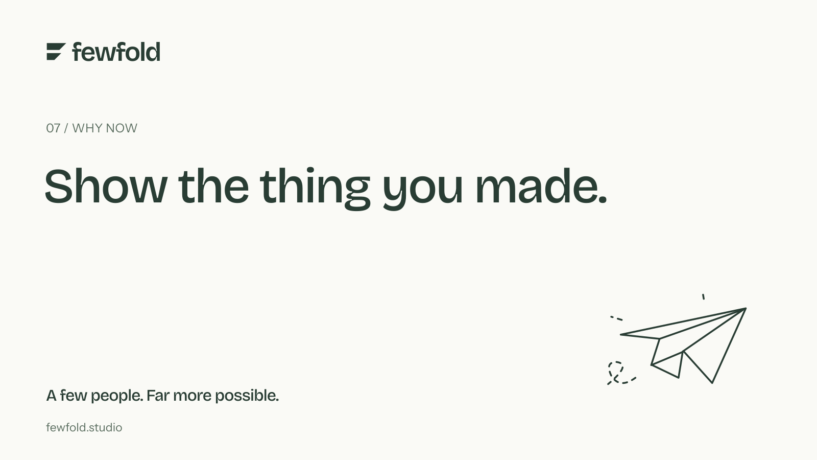 Show the thing you made.