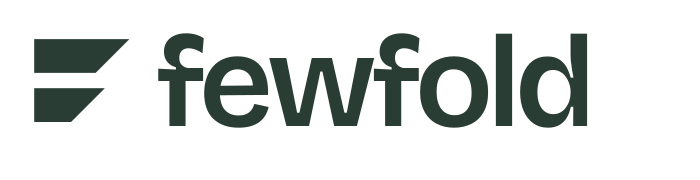 Fewfold wordmark — ink