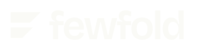 Fewfold wordmark — paper